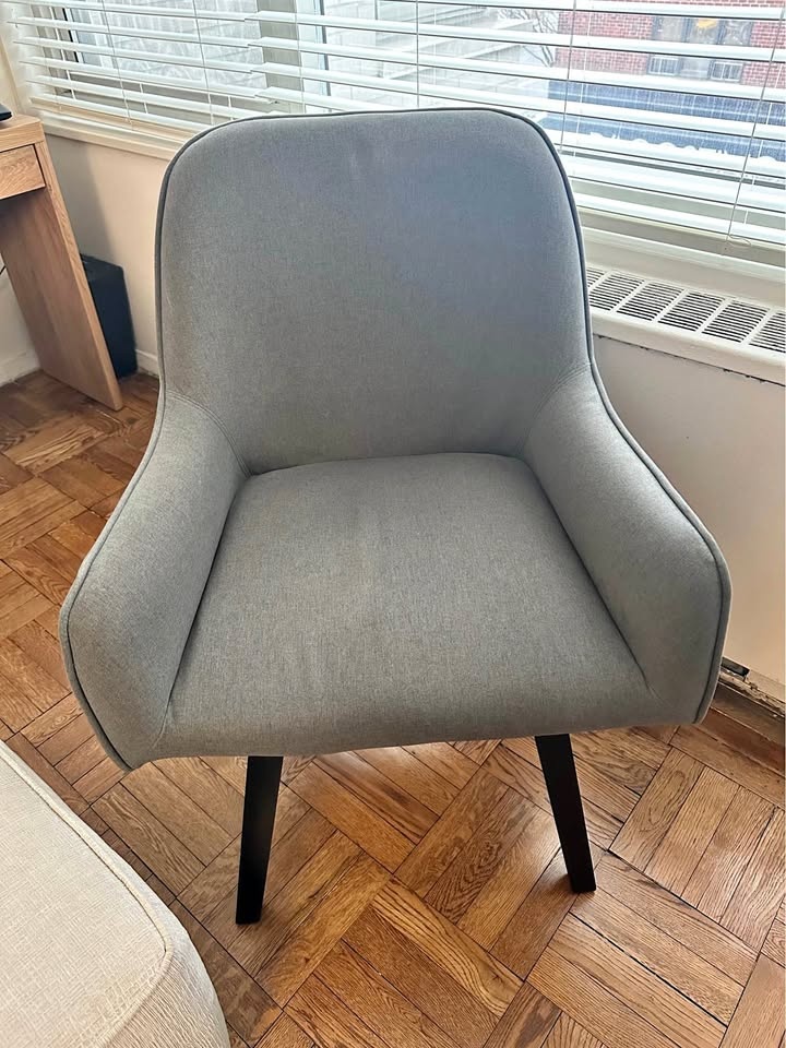 Gray Desk Chair or Accent Chair