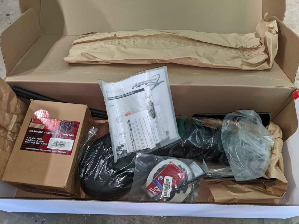 88/95 7.4 Chev/GMC TRUCK. K&N cold air intake and filter assembl - photo 3