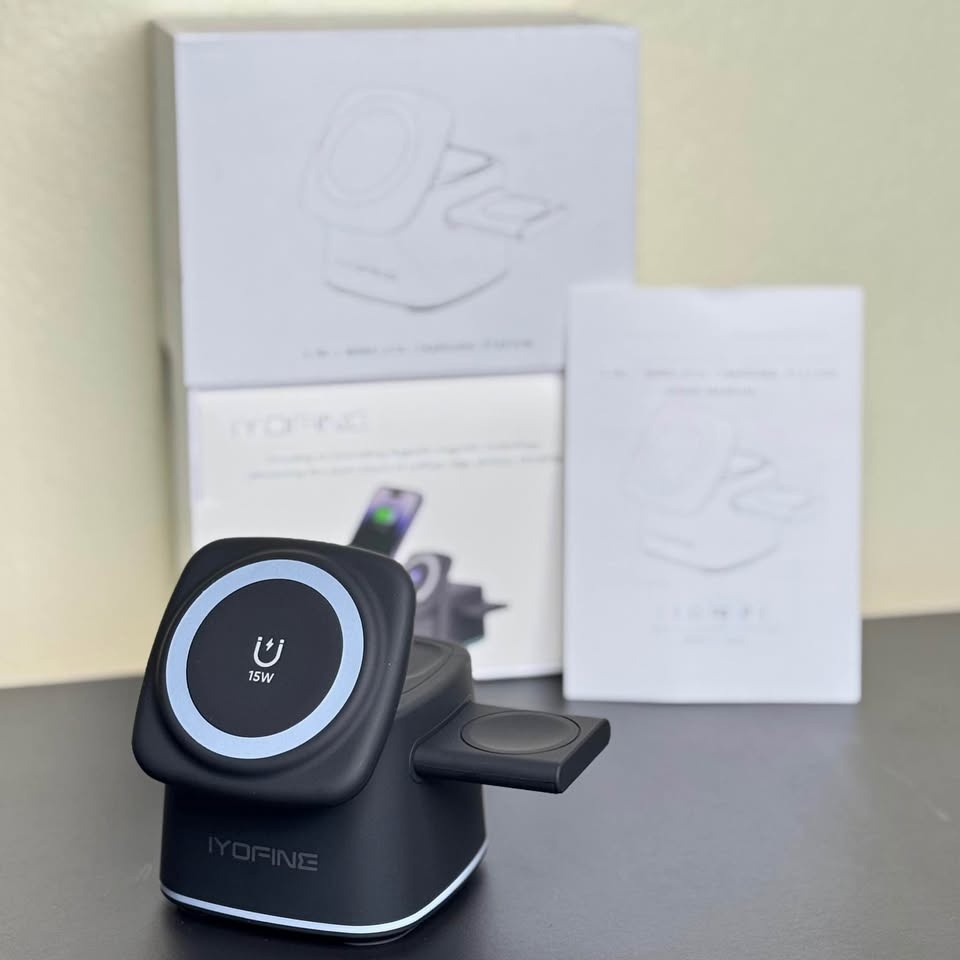 ⚡ 3-in-1 Wireless Charging Station – Brand New - Open Box! 🔋