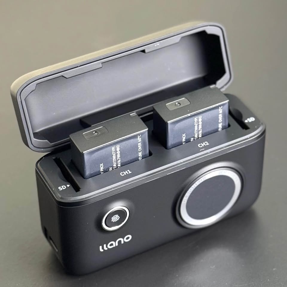 📸🔋 Llano Camera Battery Charging Case – Dual – New - photo 3