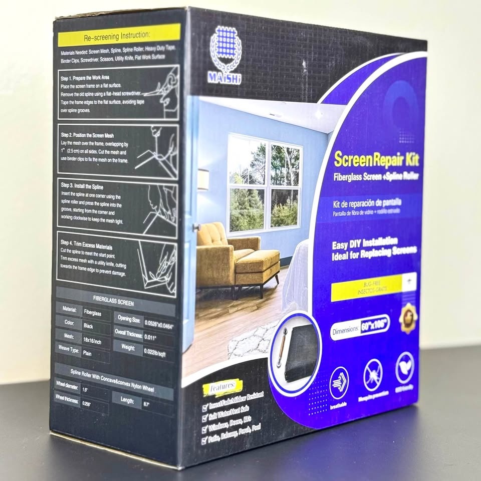 Brand New MAISHI Window Screen Repair Kit