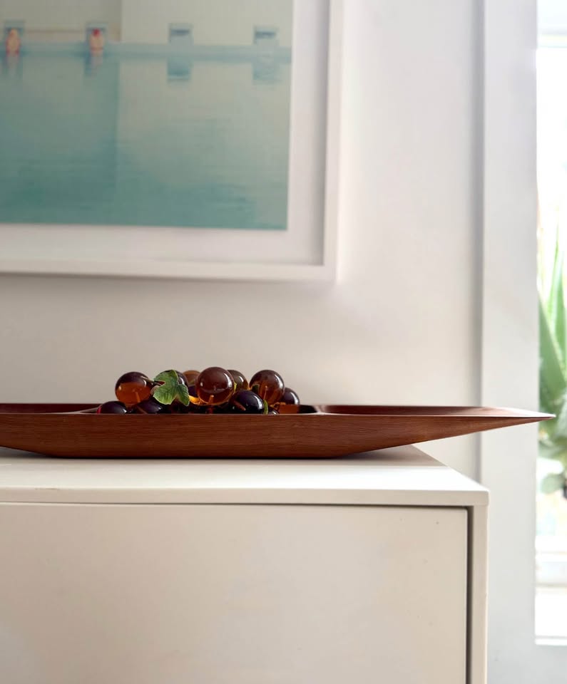1960s Vintage Amber Lucite Grapes- Retro Home Decor - photo 4