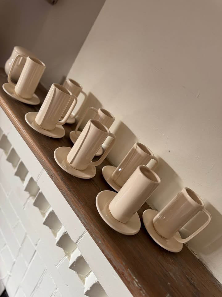 1980s Claudia Shuride Mug Set - MCM / Postmodern - photo 5