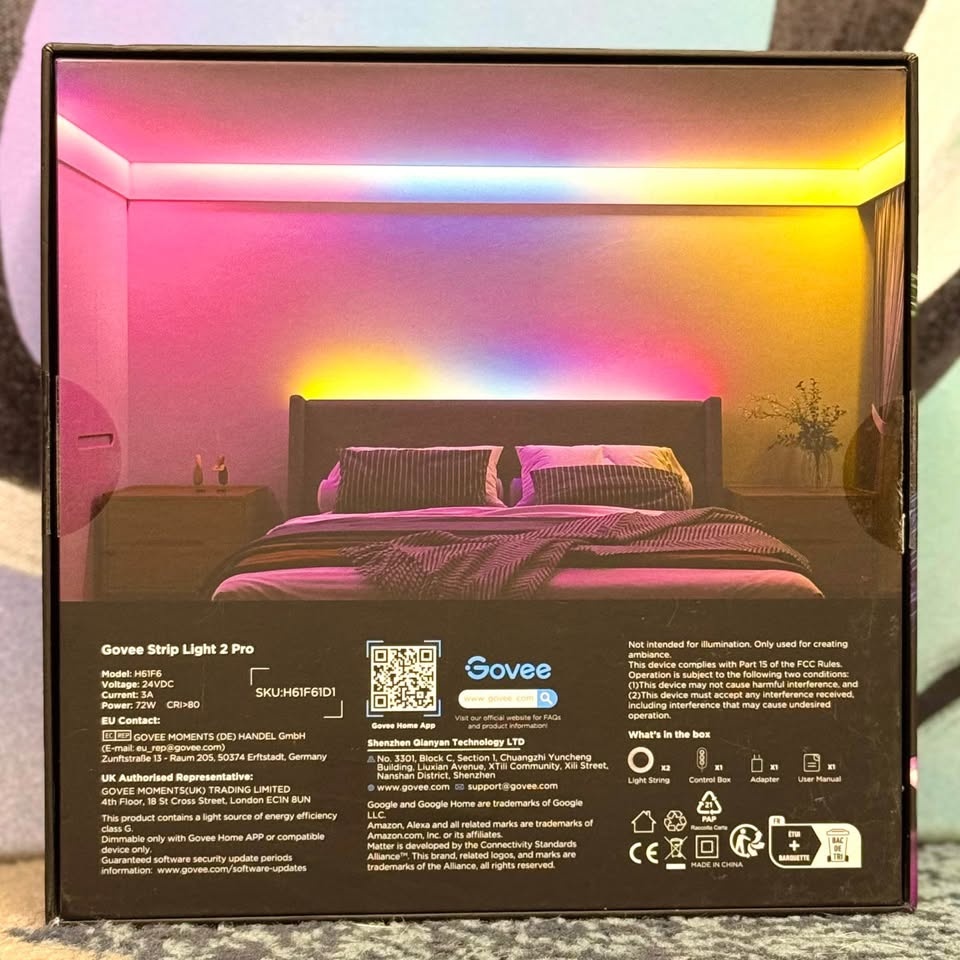 🌈 Govee Strip Light 2 Pro (32.8ft / 10m) – New - photo 2
