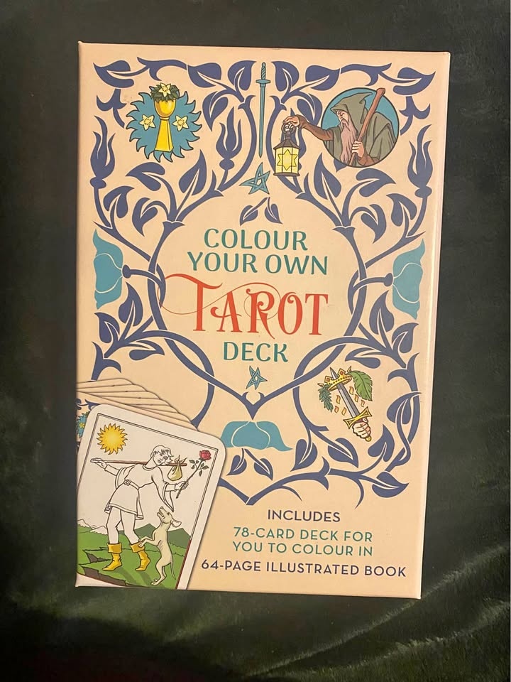 Colour-Your-Own Tarot deck