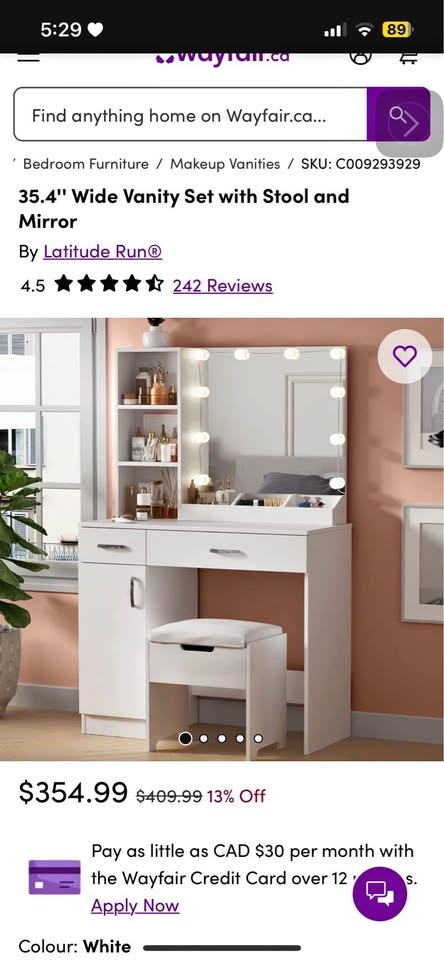 Vanity Dresser