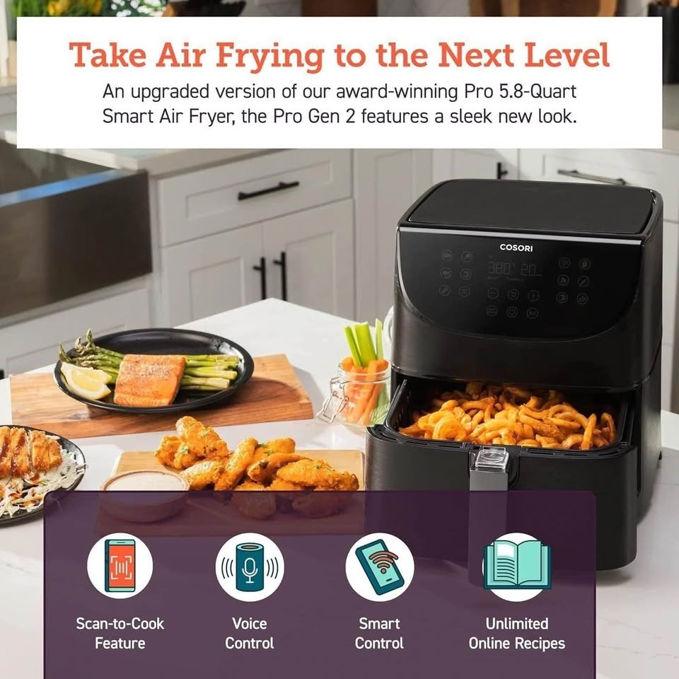 COSORI Air Fryer 5.8QT Pro Gen Smart 11-in-1 - photo 4