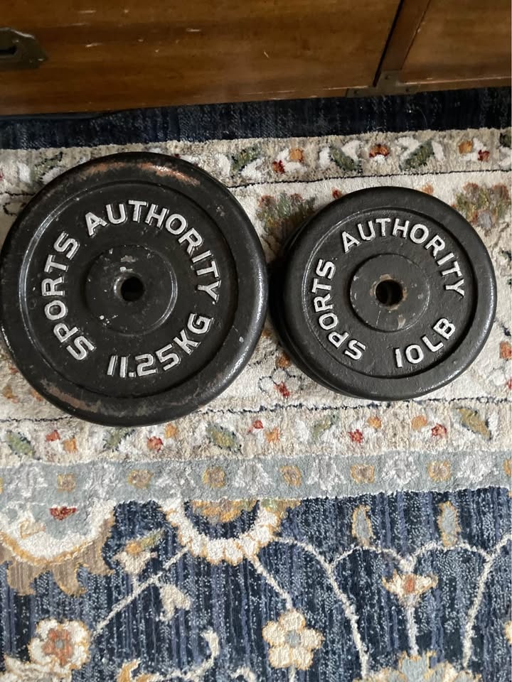 70 lbs of weight plates - photo 4