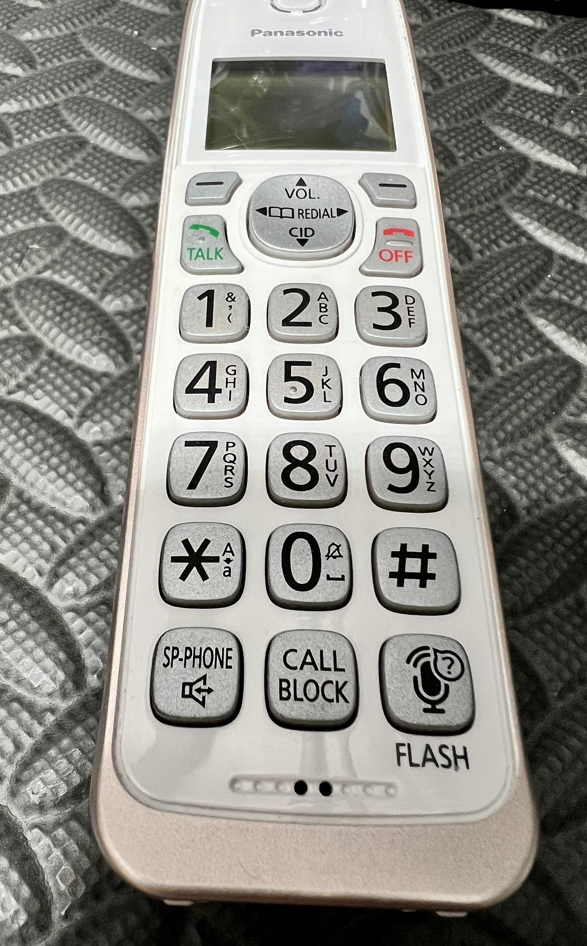KX-TGDA51G PANASONIC EXTRA HANDSET ONLY White / Gold - photo 4