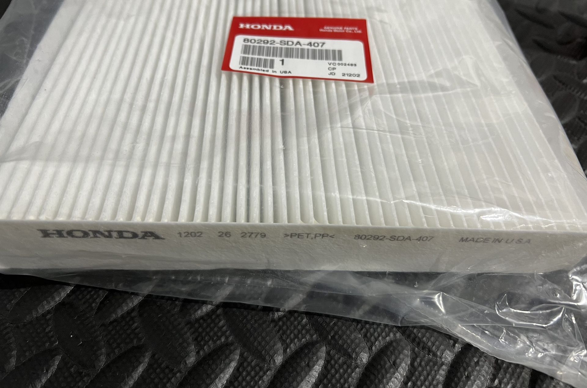 Genuine OEM Acura- Honda Cabin Air Filter 80292-SDA-407 - photo 2