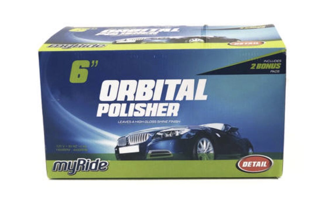 MyRide 6" Variable Speed Orbital Polishes Car Buffer