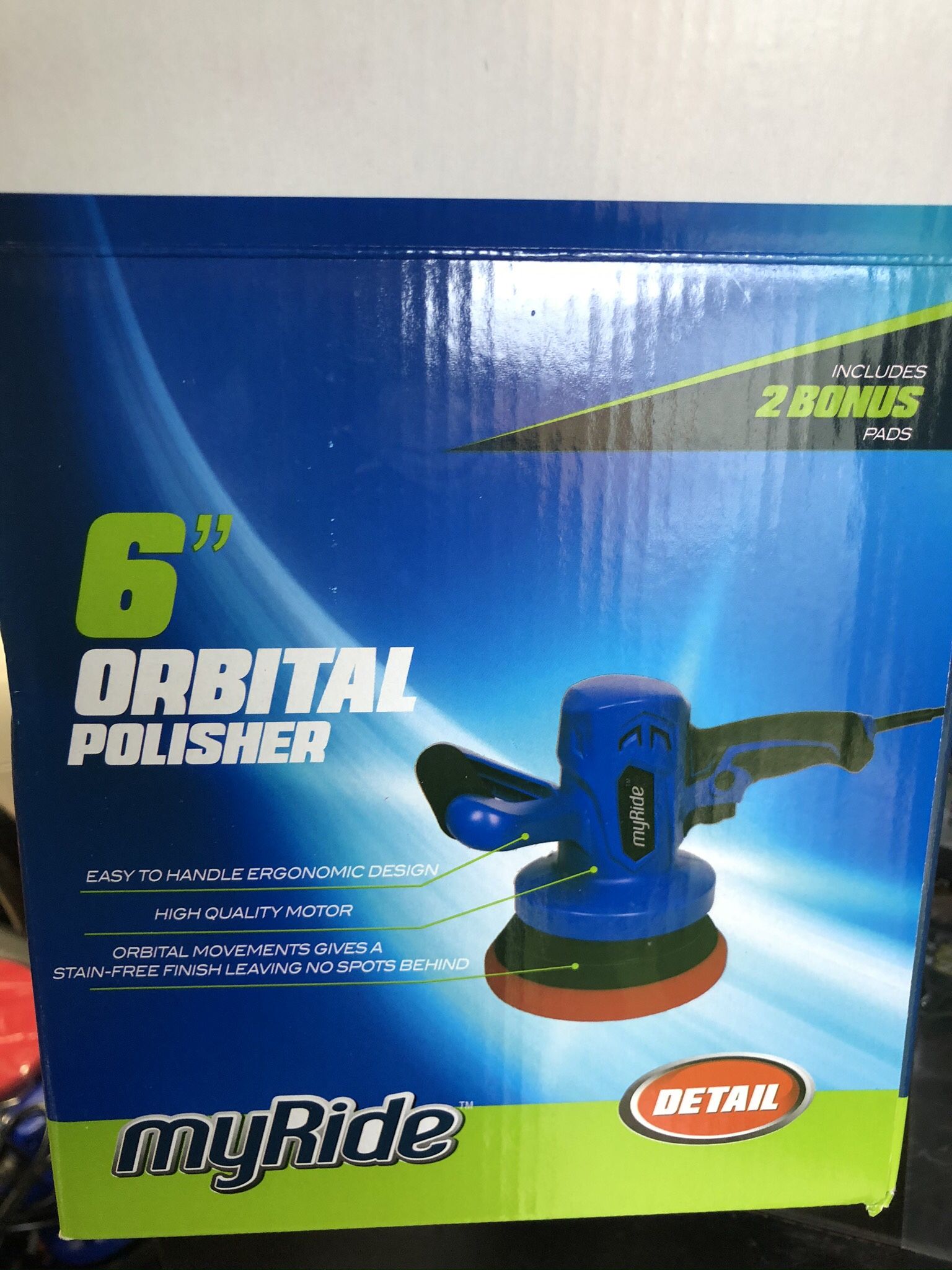 MyRide 6" Variable Speed Orbital Polishes Car Buffer - photo 5