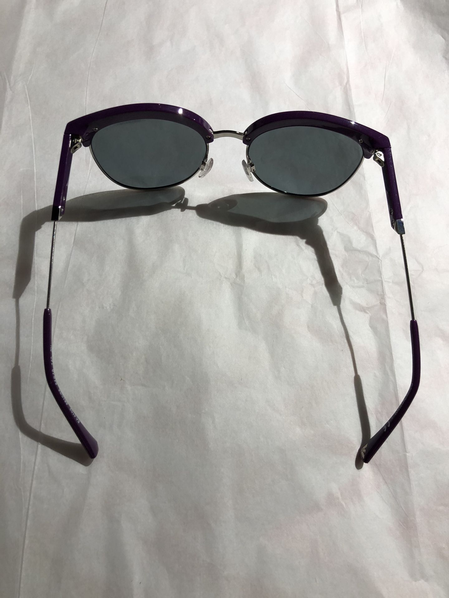 Emporio Armani EA4102 Sunglasses Violet Silver w/Dark Blue - photo 4