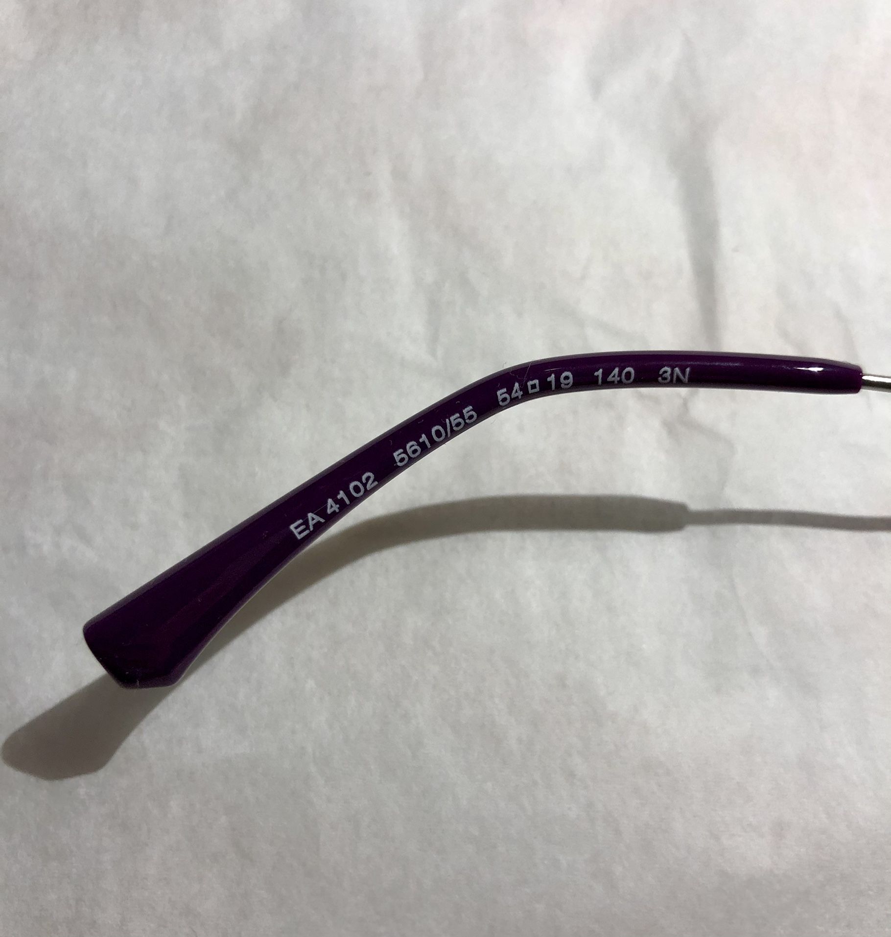 Emporio Armani EA4102 Sunglasses Violet Silver w/Dark Blue - photo 5