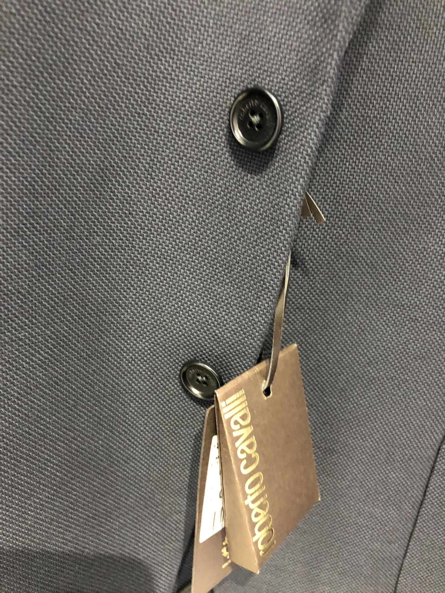 ROBERTO CAVALLI NAVY BLUE WOOL JACKET BLAZER 44 54M COAT - photo 3