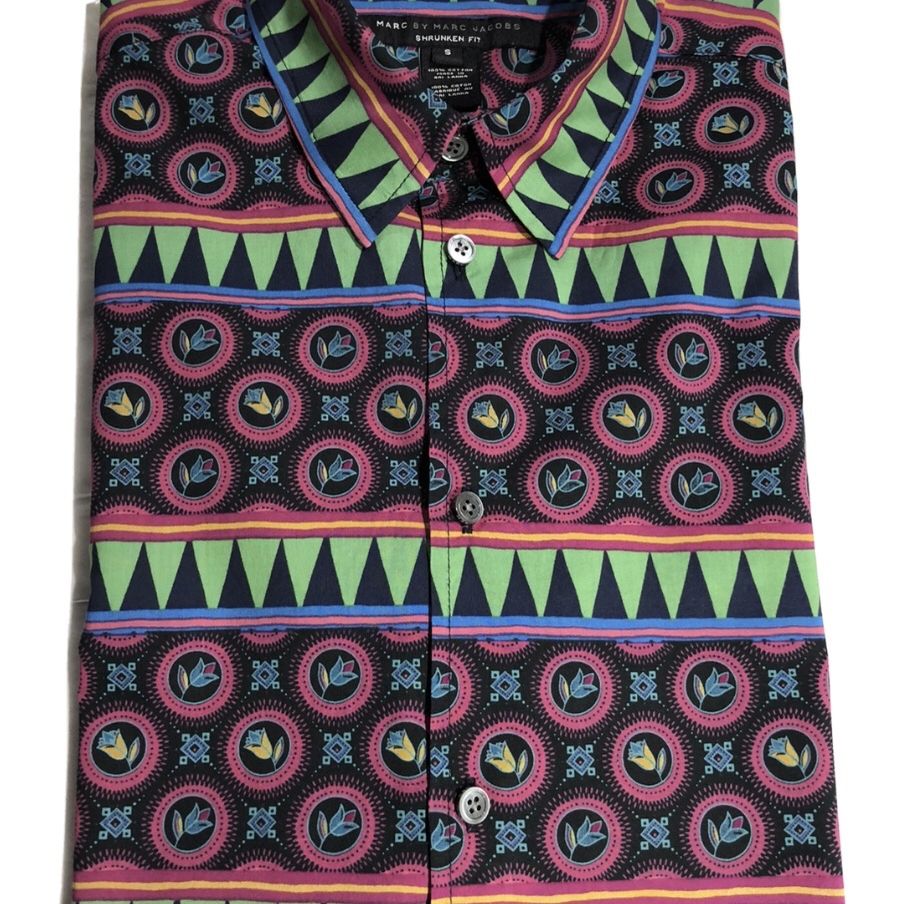 Marc by Marc Jacobs Shirt Multi Color Size Small