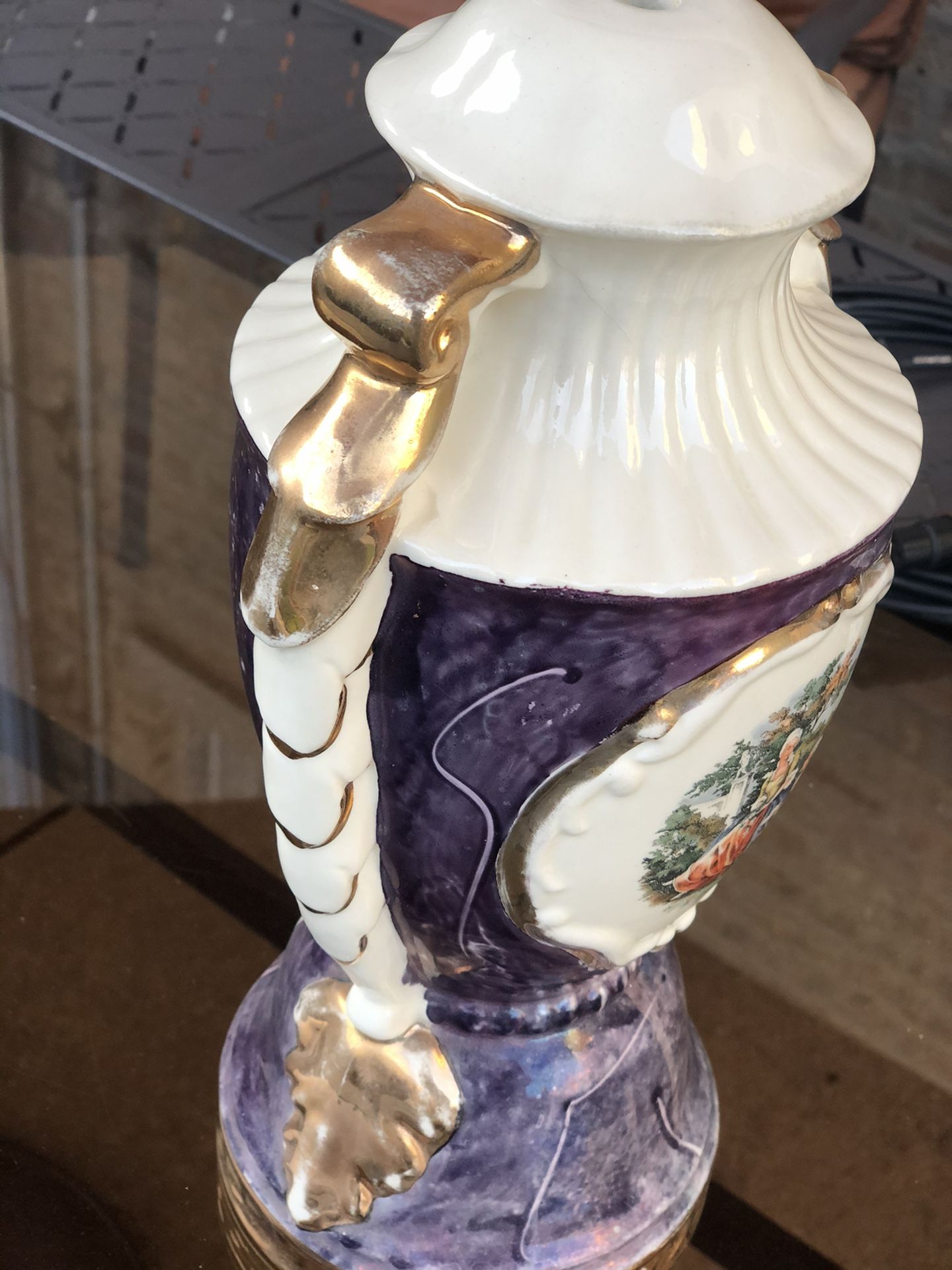 Vintage Victorian / renaissance lamp base - photo 2