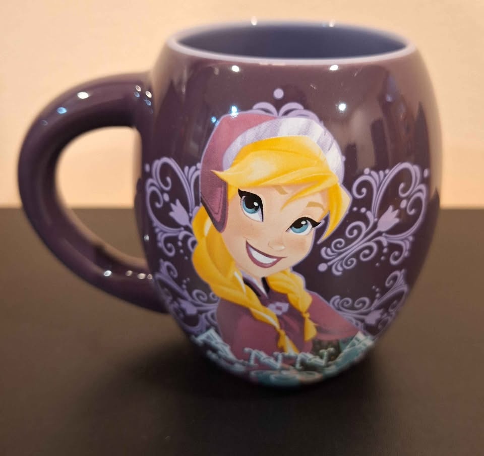 Disney Frozen Elsa & Anna Large Purple Coffee Mug Cup 18 Oz - photo 3