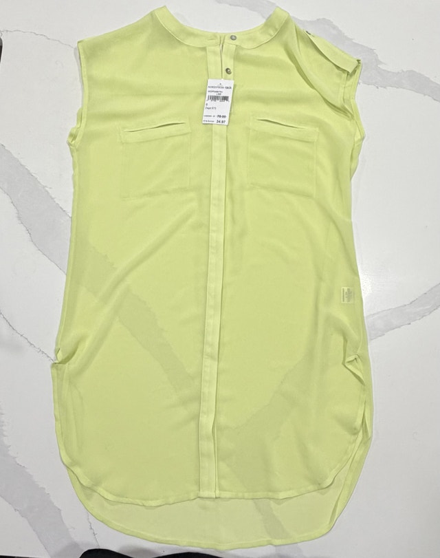 NEW Nordstrom Bellatrix Lime Top Sz S