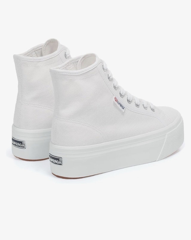 Superga Hi- Top Platform Sneakers Sz 39 - photo 3