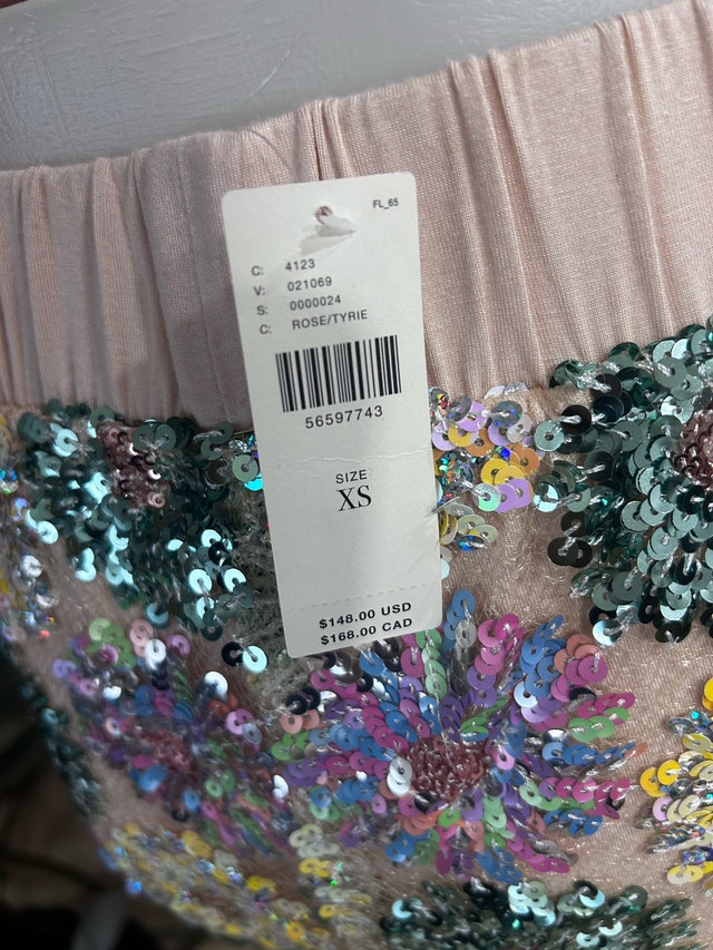 Anthropologie Rose & Tyrie Sequin Pants Sz XS - photo 3