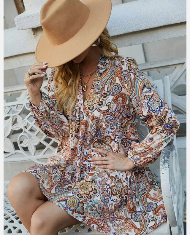 Shein Paisley Mini Dress - photo 4