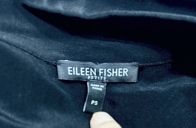 Eileen Fisher 100% Silk Bomber Jacket Sz S - photo 4