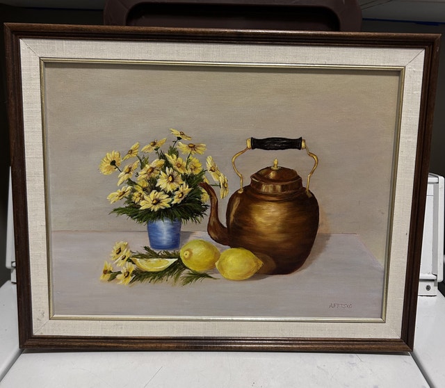 Original Oil Painting Vintage Framed signed by Artist