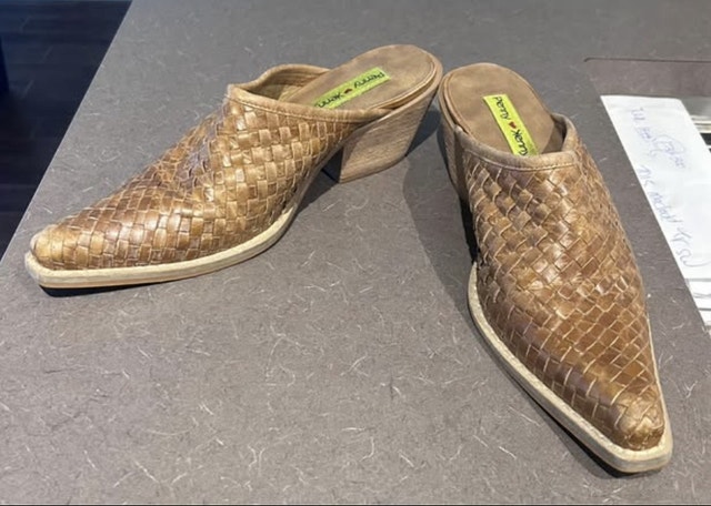 Penny ❤️ Kenny Leather Mules Sz 7.5