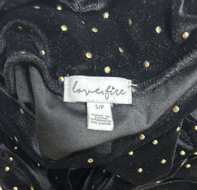 Love Fire Body Con Dress Sz S - photo 4