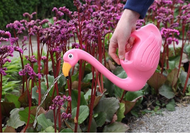Quirky Toucan and Flamingo Watering Can - photo 3