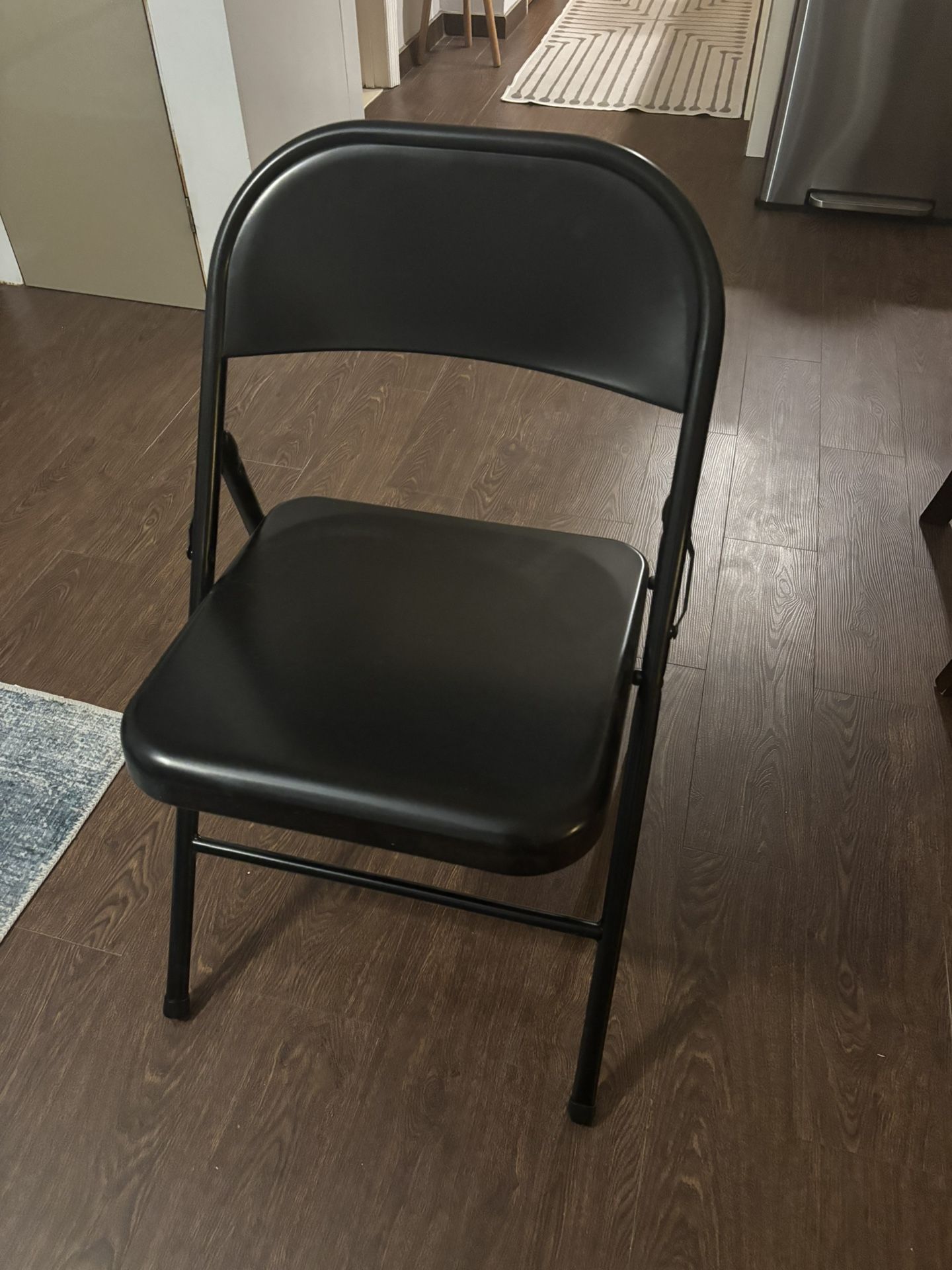 Black Folding Chairs (Set Of 4)