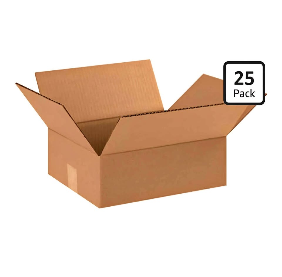 12x10x4 Boxes - 25 Pack Bundle