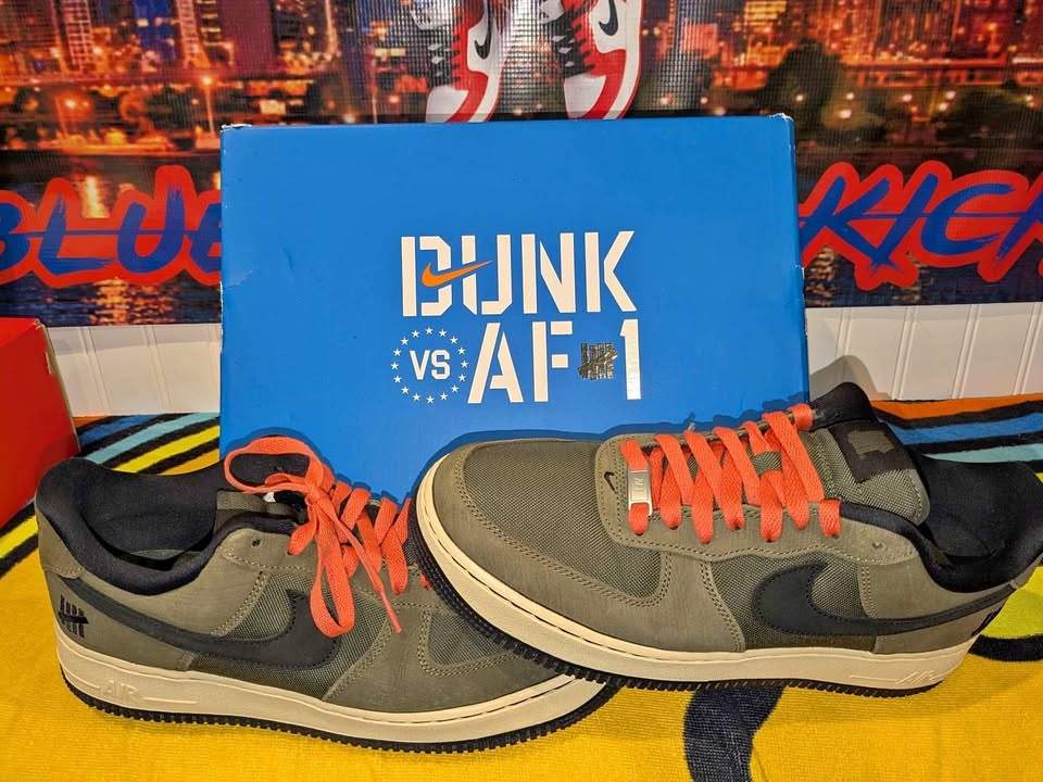 $100 Air Force 1 Undefeated Olive/Black Size# 10.5