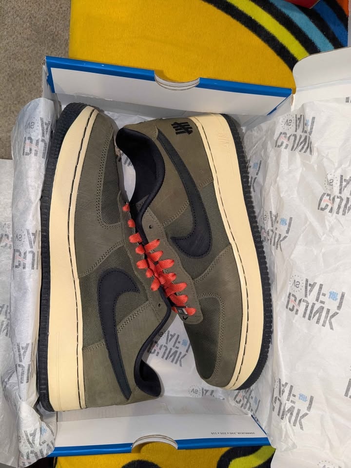 $100 Air Force 1 Undefeated Olive/Black Size# 10.5 - photo 2