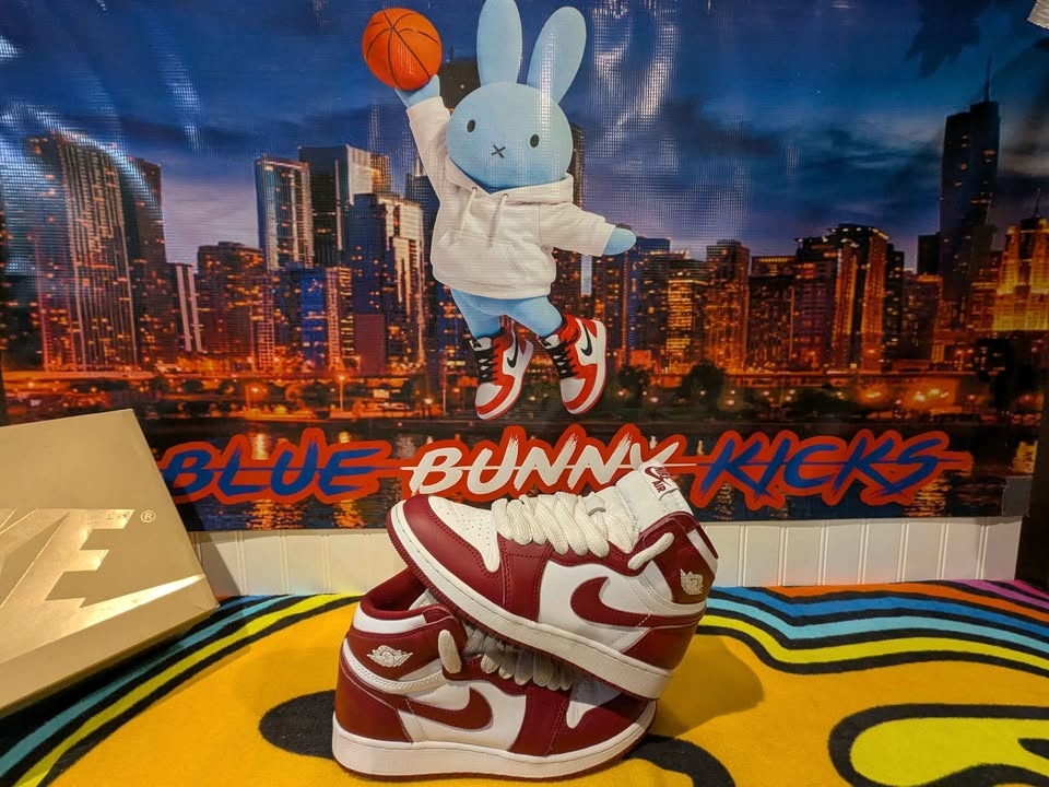 $65- Air Jordan 1 Retro OG/ Artisanal Team Red White -Size#6Y - photo 2