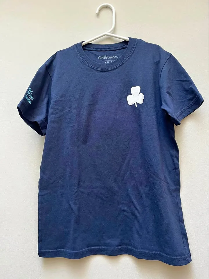 GIRL GUIDES T SHIRT / UNIFORM (Size Youth Small)