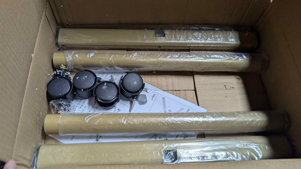 Golden Tray cart with wheels. multi-purpose & adjustable - photo 5