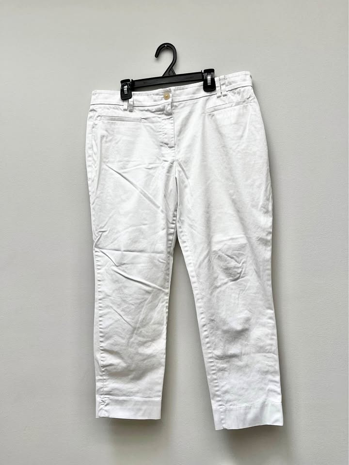 ANN TAYLOR WHITE PANTS (Size 10)