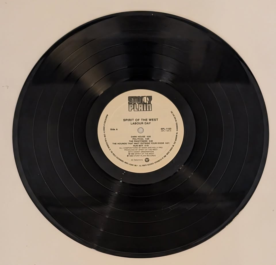Spirit of the West - Labour Day Vinyl LP (1988) - photo 3