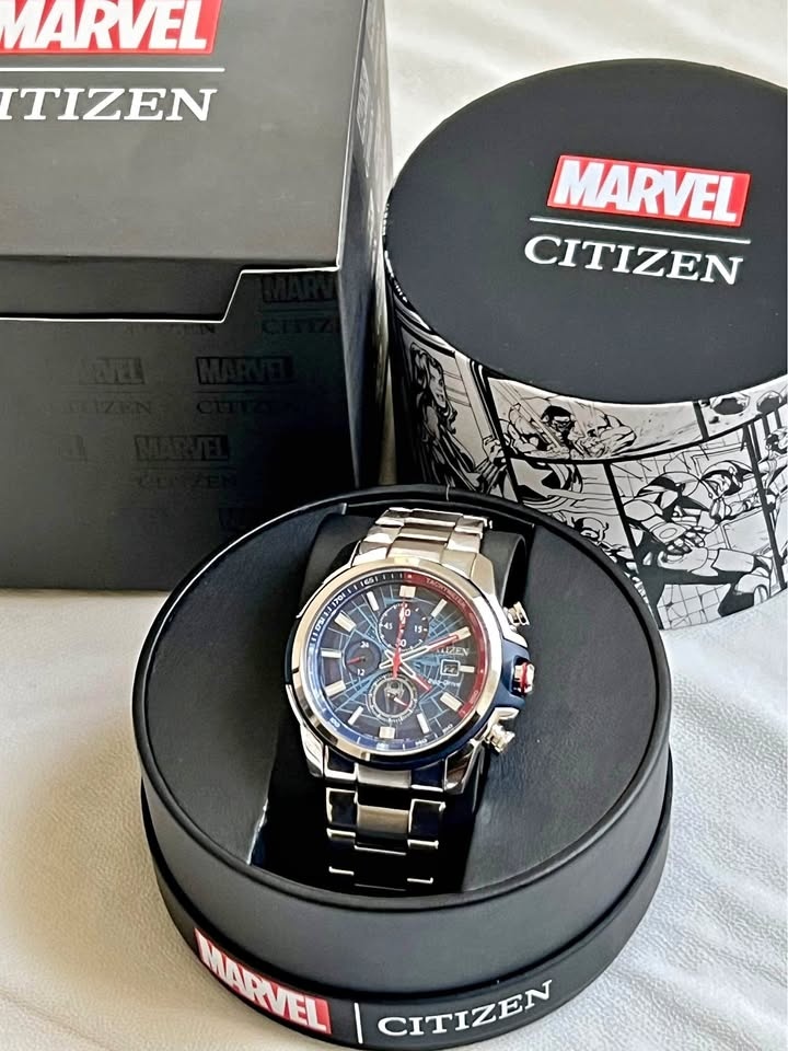Citizen Marvel Spider-Man Eco-Drive Chronograph Men's Watch