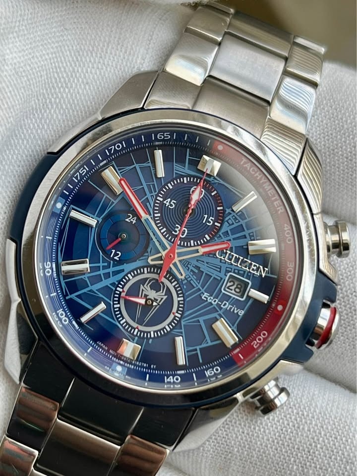 Citizen Marvel Spider-Man Eco-Drive Chronograph Men's Watch - photo 2