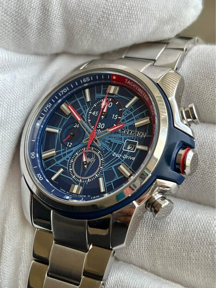 Citizen Marvel Spider-Man Eco-Drive Chronograph Men's Watch - photo 3