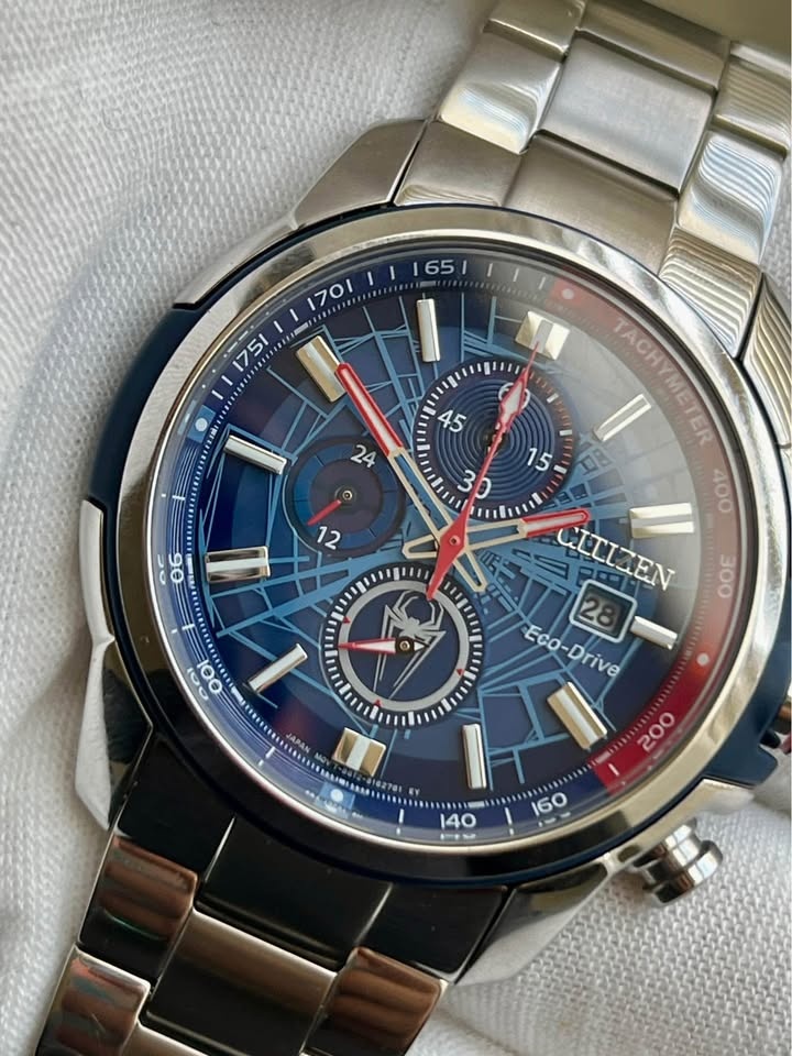 Citizen Marvel Spider-Man Eco-Drive Chronograph Men's Watch - photo 5