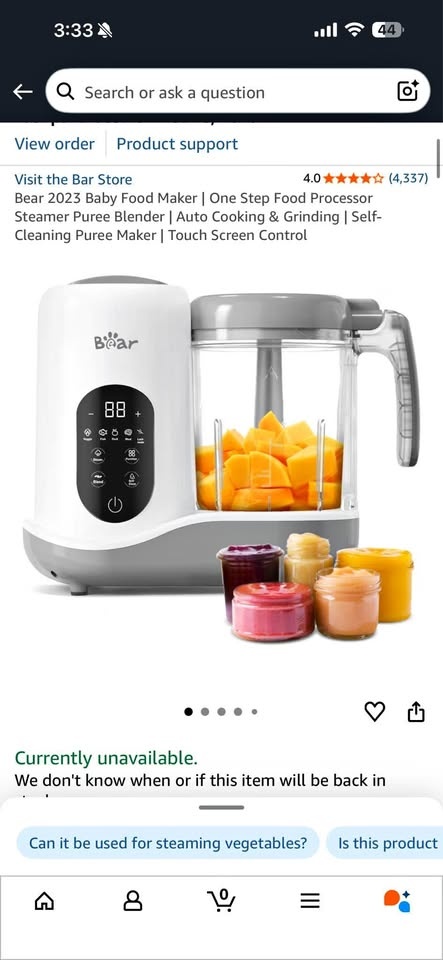 Baby food maker