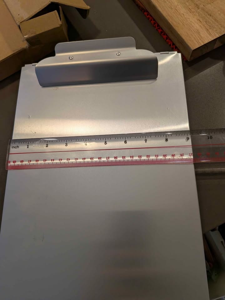 Aluminum clipboard with storage x3 - photo 5
