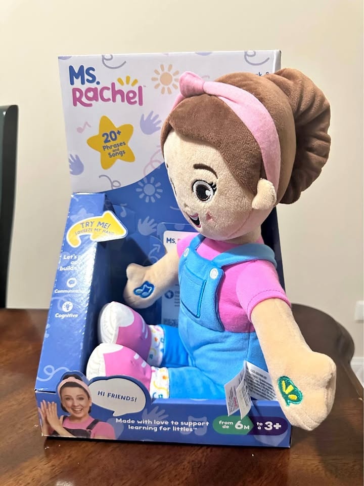 Ms. Rachel Speak & Sing Doll (Retail $22)