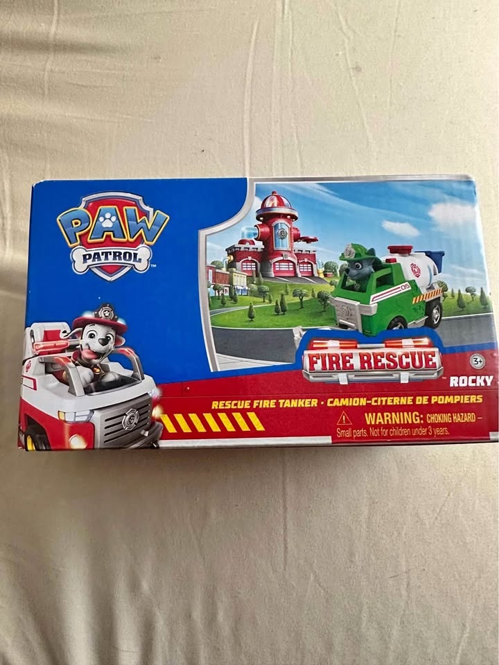 Paw Patrol Fire Rescue Toy (Rocky)