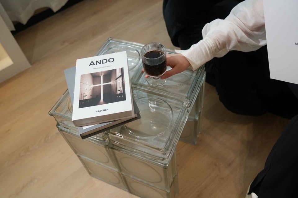 Handmade Glass Block Coffee Table | Modern Customizable - photo 4