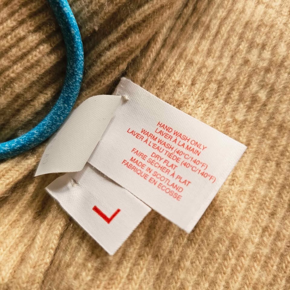 N. Peal Cashmere Scottish Ribbed Long Cardigan Beige - photo 3
